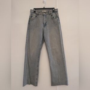 Zara Wide Leg Jeans - Light Blue